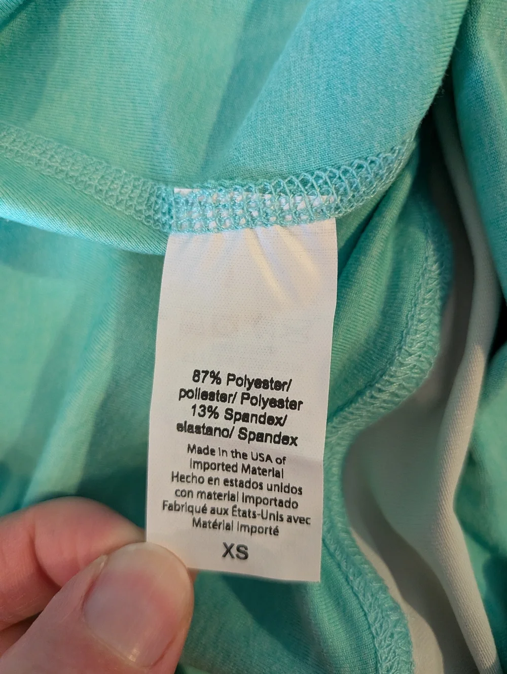 Beyond The Bump Maternity Spacedye Hot Shot Circle Skort Aquamarine Size XS NWT